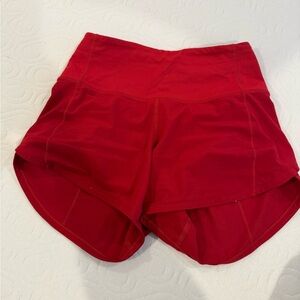 Women's Red Shorts
